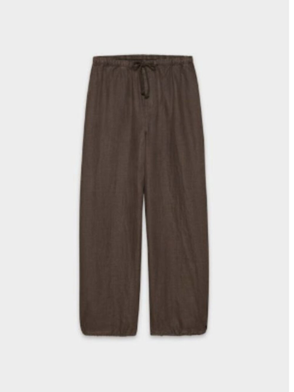 Aritzia Interstate Linen Balloon Pant Tna Mocha